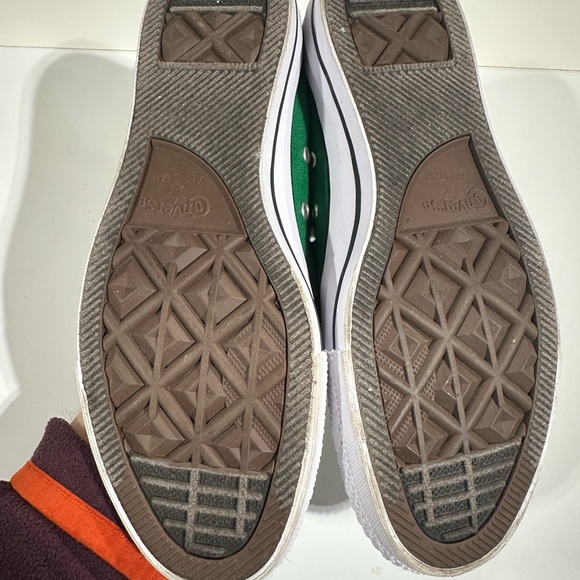 Green converse chick all stars Canvas Sneakers with White Laces - Picture 4 of 5